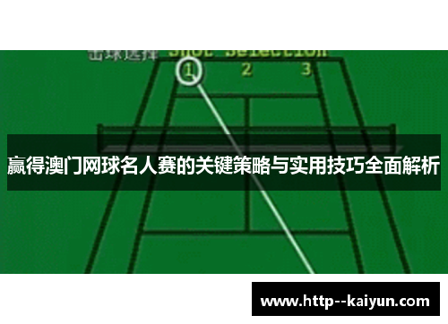 赢得澳门网球名人赛的关键策略与实用技巧全面解析 赢得澳门网球名人赛的关键策略与实用技巧全面解析